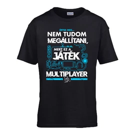 EZ MULTIPLAYER gyerek póló (fekete)