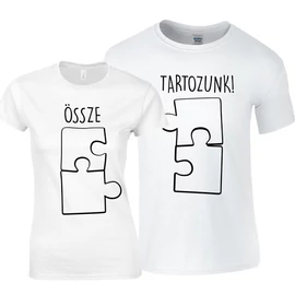 Össze-Tartozunk páros póló (Fehér)