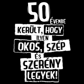 X évembe kerültférfi póló (fekete)