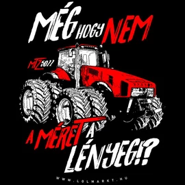 Nem a méret a lényeg (fekete)