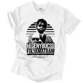 Legénybúcsú Folyamatban (RD) férfi póló (fehér)