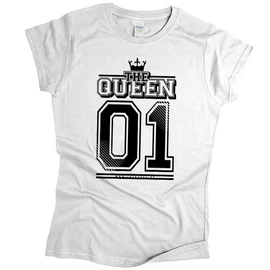 QUEEN 01 (RD) férfi póló (fehér)