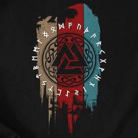 Odin's shield férfi póló (fekete)
