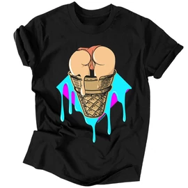 A$$ Cream férfi póló (fekete)