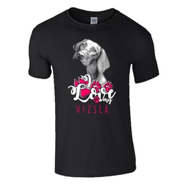 I love my Vizsla póló (fekete)