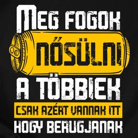 Meg fogok nősülni - legénybúcsús póló szett (Fekete-Grafit)