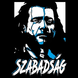 SZABADSÁG póló (Fekete)
