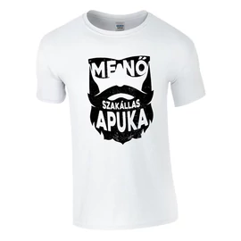 Menő szakállas apuka póló (Fehér)