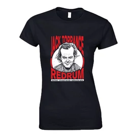 Jack Torrance - Redrum női póló (Fekete)