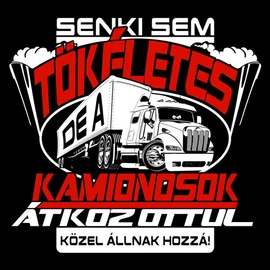 Tökéletes kamionos póló (Fekete)