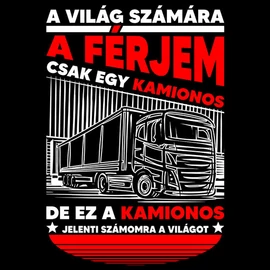 A világ számára női póló (Fekete)