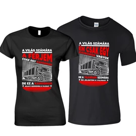 A világ számára páros póló (Fekete)