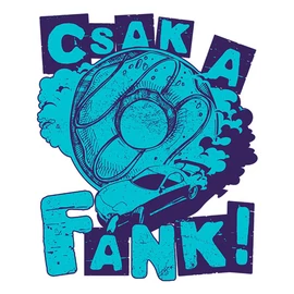 Csak a fánk póló (Fehér)