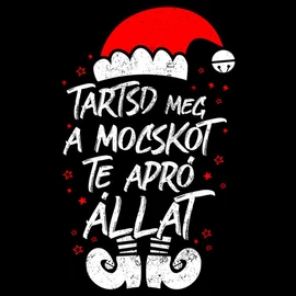 Te apró állat póló (Fekete)