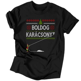 Boldog Karácsonyt (mini grincs) férfi póló