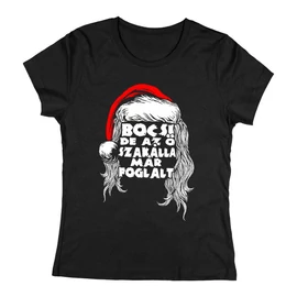 Az ő szakálla már foglalt (Miku) női póló (Fekete)