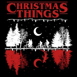 Christmas things póló (Fekete)