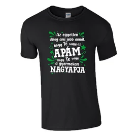 Az egyetlen dolog póló (Fekete)