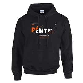 Péntek kapucnis pulóver (Fekete)
