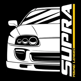 Supra Young Legend póló (Fekete)