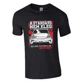 A standard nem elég - EVO IX póló (Fekete)