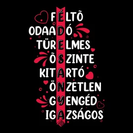 Édesanya női póló (Fekete)