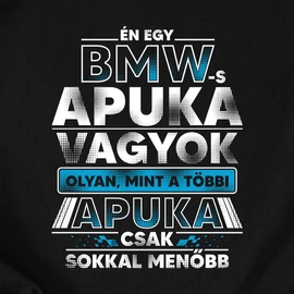 BMW-s apuka póló (Fekete)