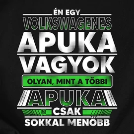 VOLKSWAGENES apuka póló (Fekete)