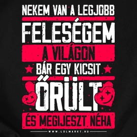 Nekem van a legjobb férfi póló (Fekete)