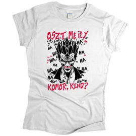 Magyaros Joker női póló  (Fehér)