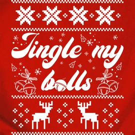 Jingle my balls férfi póló (Piros)
