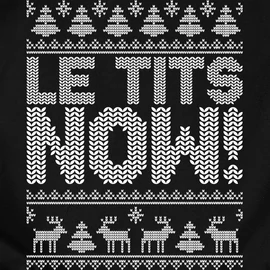 Le tits now férfi póló férfi póló (fekete)