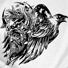 Berserker férfi póló (fehér)