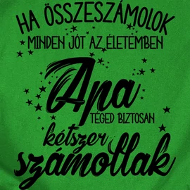 Minden jó az életemben póló (Zöld)