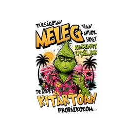 Túlságosan meleg van férfi póló (Fehér)