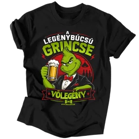 Legénybúcsú grincse (vőlegény) férfi póló