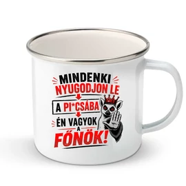 Én vagyok a főnök bögre (Fehér)