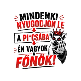 Én vagyok a főnök bögre (Fehér)