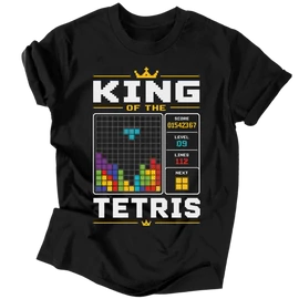 King of the TETRIS póló (Fekete)