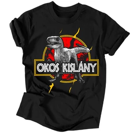 Okos kislány férfi póló (fekete)