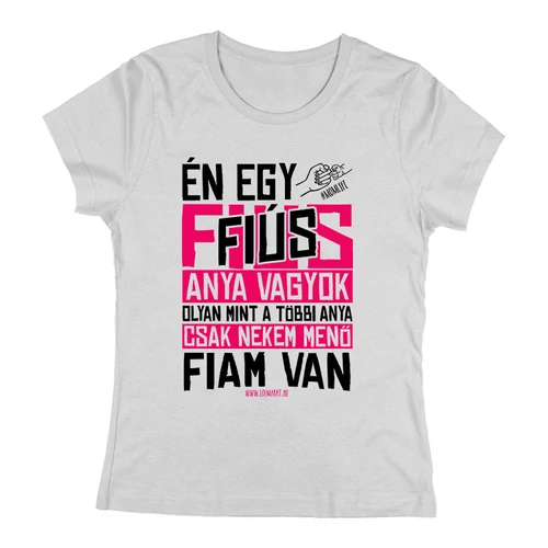 Menő fiam van női póló (Szürke)