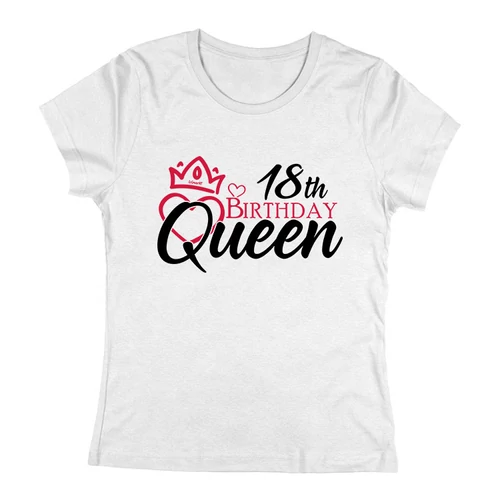 Birthday Queen női póló (Fehér)