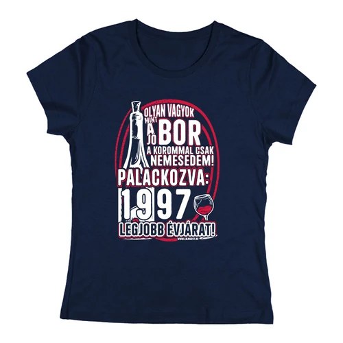 A korommal nemesedem női póló (Sötétkék)