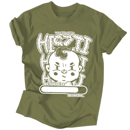 Hiszti betöltése férfi póló (Military)