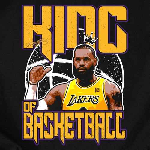 King of Basketball rajongói pulóver (B_Fekete)