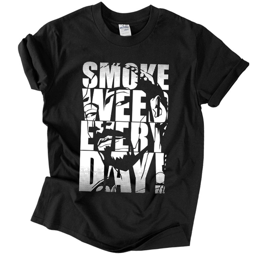 Smoke weed férfi póló (Fekete)