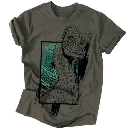 Dilophosaurus férfi póló (Grafit)