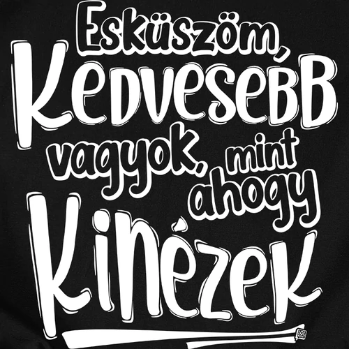 A külső nem minden női póló előnézeti kép (Fekete)
