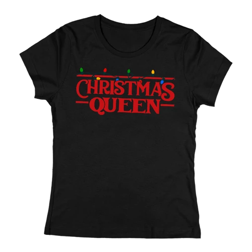 Christmas Queen női póló (Fekete)