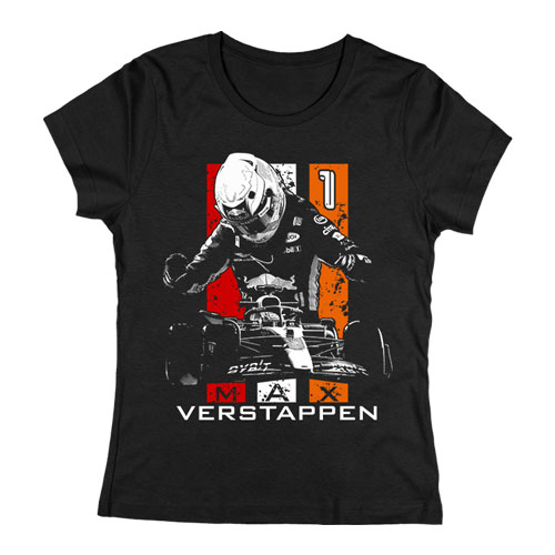 Max Verstappen női póló (Fekete)